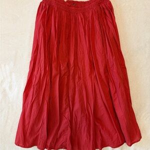 Boho Cottage Core Beachy Full Length Skirt